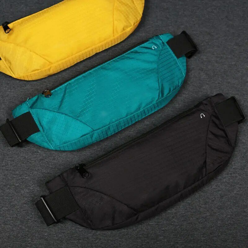 Bolsa de cintura colorida impermeável para homens e mulheres, cintura Bum Bag, cinto, Zip Fanny Pack, Sport Runner Crossbody Bags, corrida, jogging