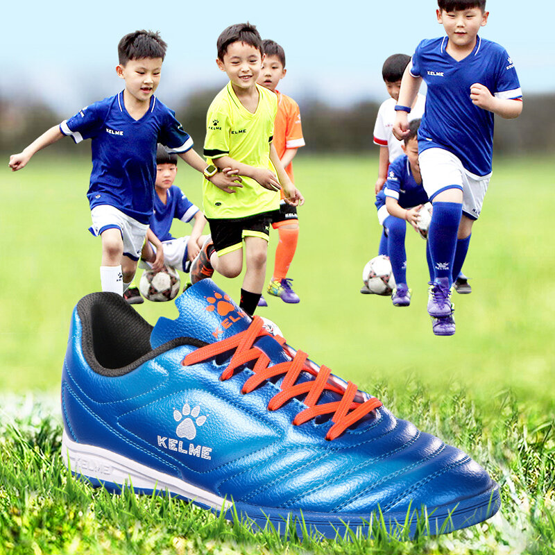 KELME Men Training TF Soccer Shoes Artificial Grass Anti-Slippery Youth Football Shoes AG Sports Training Shoes   871701