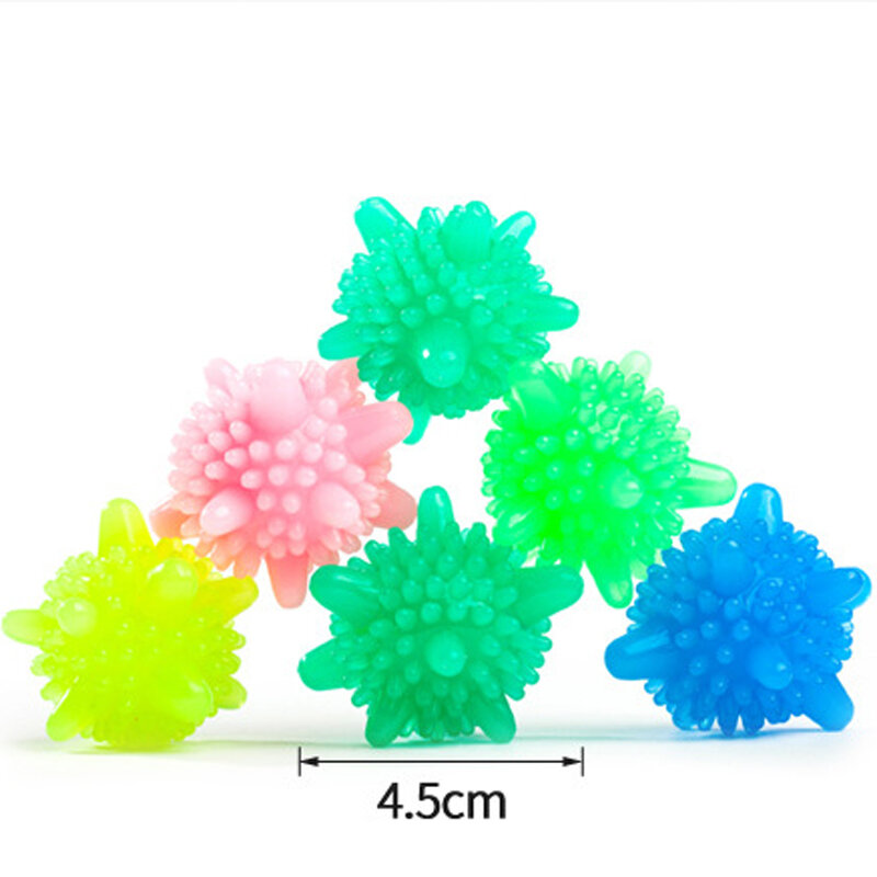 5pcs/lot Magic Laundry Ball for Household Cleaning Washing Machine Clothes Softener Starfish Shape PVC Solid Cleaning Balls