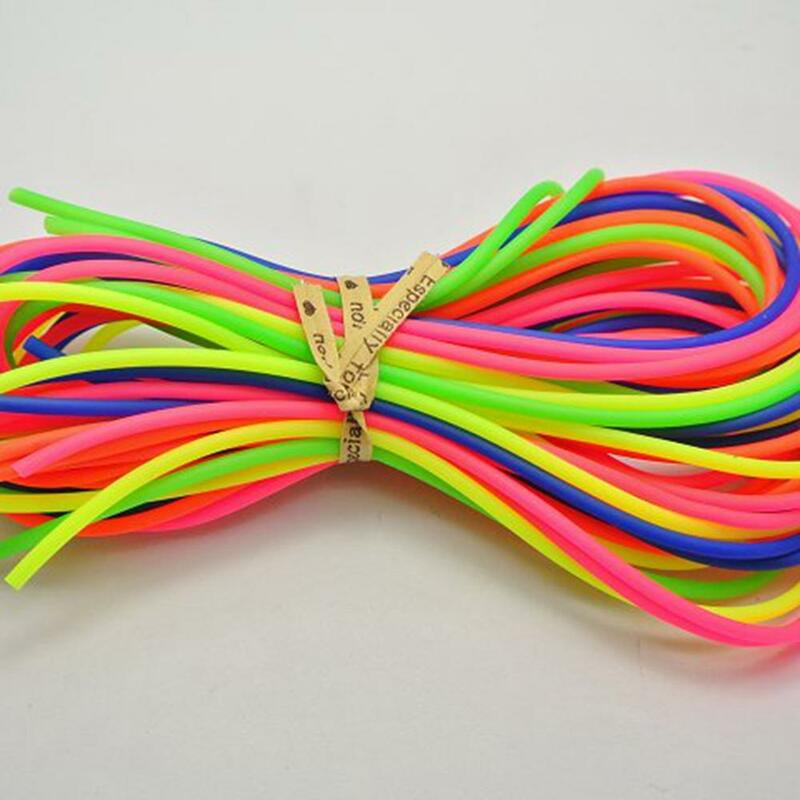 10 метров разноцветные 2 мм полые резиновые трубки ювелирный шнур крышка Memory Wire