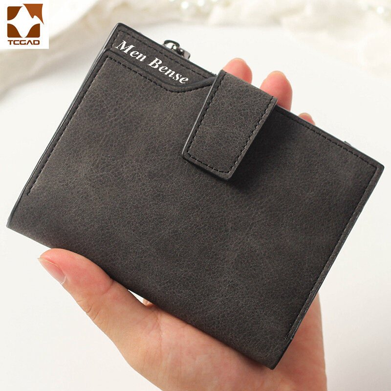 女性用の小さな本革の財布,ジッパー付きの小さな本革の財布,高級ブランドの財布2019