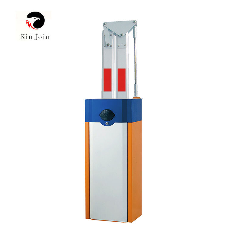 KinJoin-puerta de barrera de 90 grados para estacionamiento de coche, con botón pulsador de Control remoto