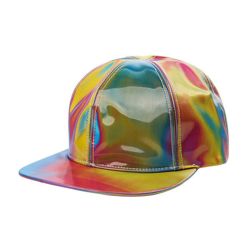 Moda arco-íris cor mudando chapéu, Marty McFly, de volta para o futuro adereços, Bigbang G-Dragon boné, pai chapéu