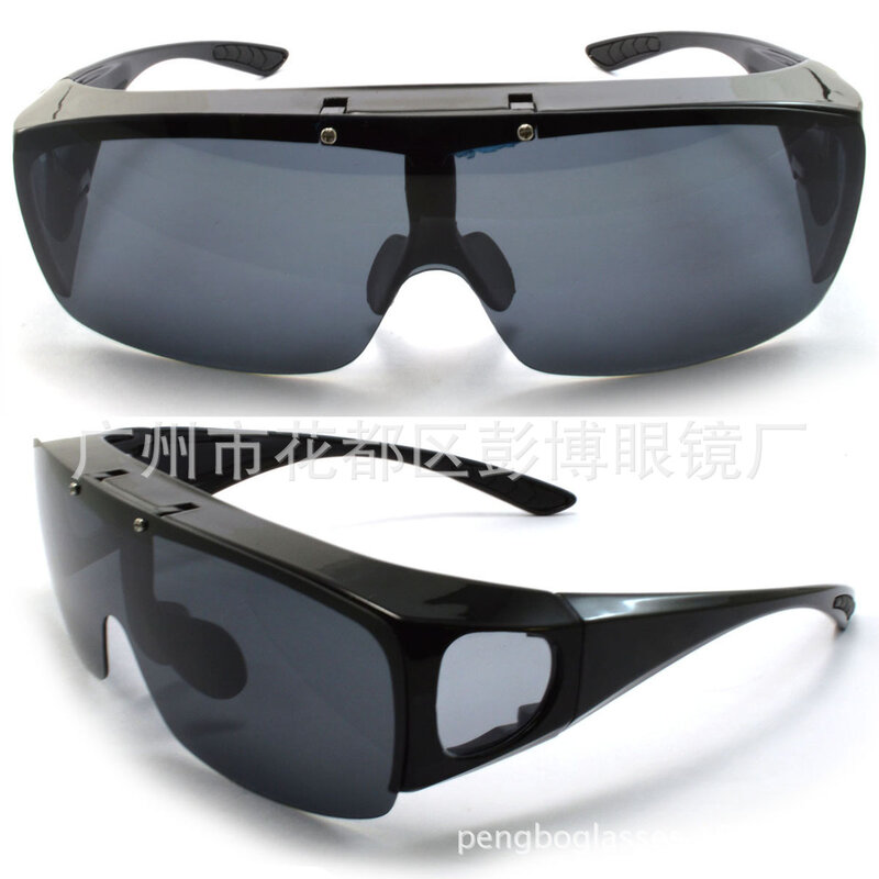 Polarizer Kacamata Las Lensa Yang Dapat Diganti Pan Cover Kacamata Las Cover Miopia Perlindungan Tenaga Kerja Pengelasan Kacamata
