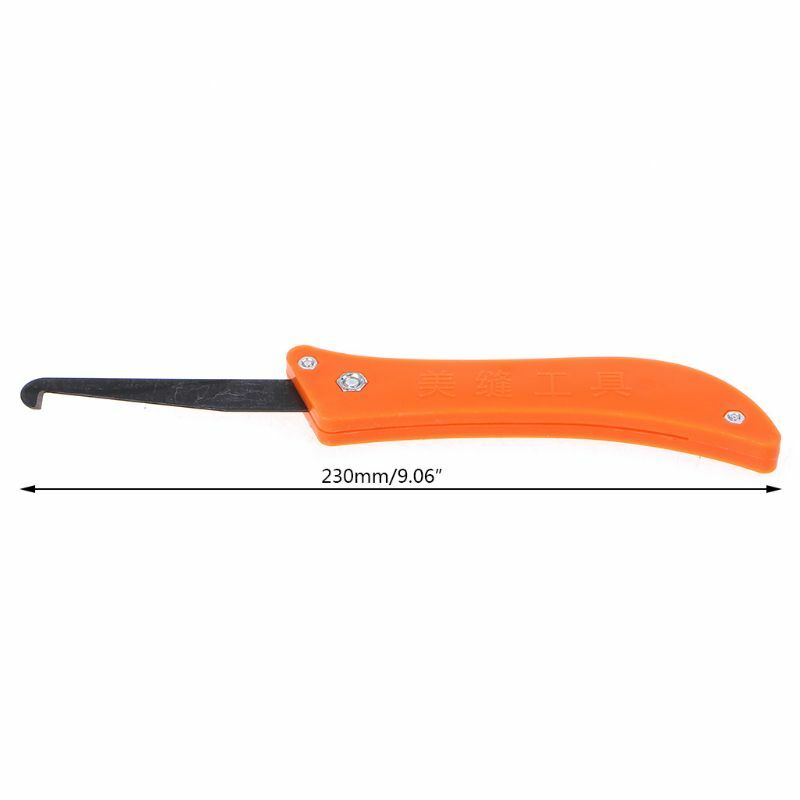 Profissional handheld dobrável gancho faca para telha lacunas grout limpeza reparação ferramentas de construção 63hf