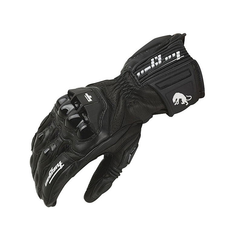 Gants de moto en cuir véritable pour hommes, AFDock AFS10 AFS18, gants de protection de motocross, haute qualité