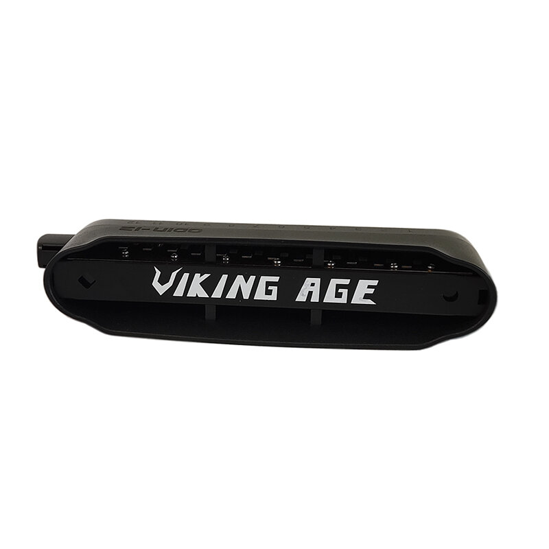 VIKING AGE Chromatic Harmonica Odin 12 Holes Harp ABS Comb Cover Plate Mouth Organ  Brass Reeds Professional Musical Instruments