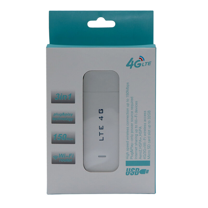 MINI tarjeta de datos inalámbrica 4G, módem USB LTE portátil, soporte personalizado