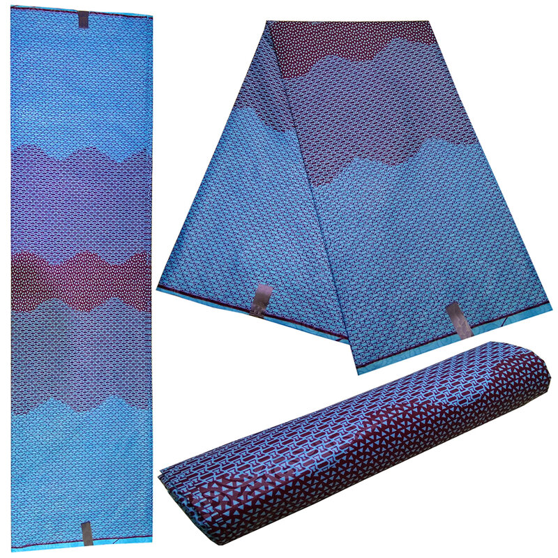 Latest High Quality Ankara African Wax Print Fabric Floral Print Wax Fabric