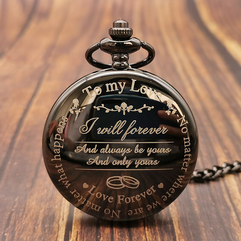 Reloj de bolsillo de cuarzo clásico steampunk para niños y niñas, regalo de amor nostálgico, adecuado para collar con colgante unisex