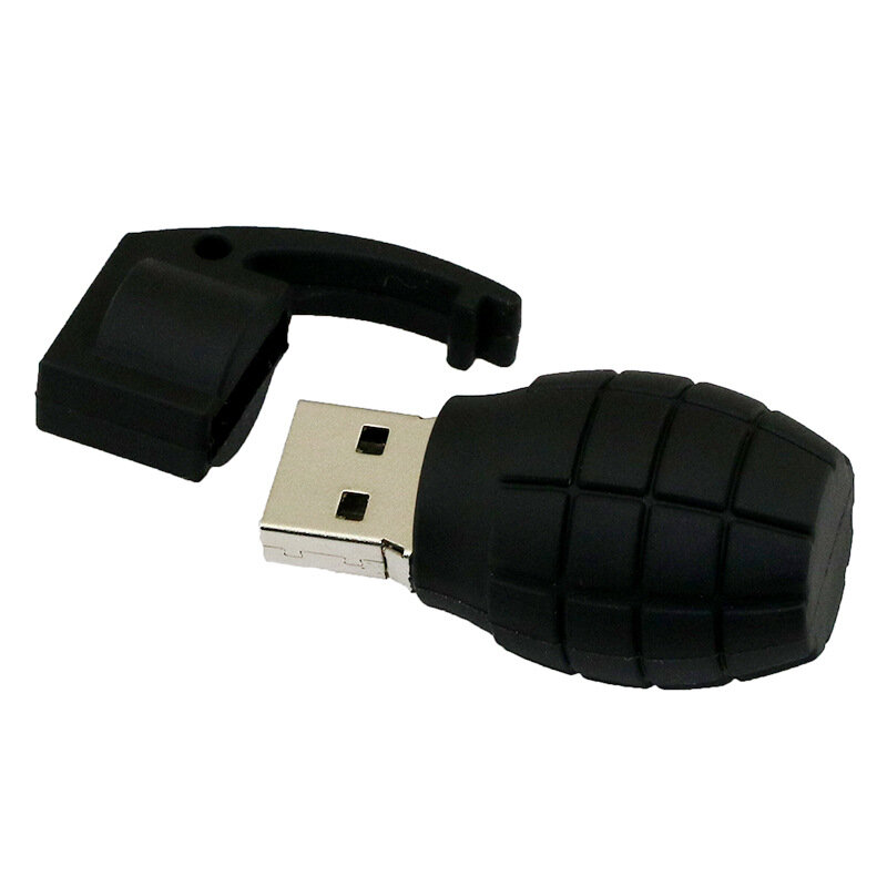 Kartun AK47 Pistol/Granat Mainan USB Flash Drive Mode Kepribadian Kreatif Mengirim Pacar Keren Hadiah Pertempuran 8G Gadget Kustom Lucu