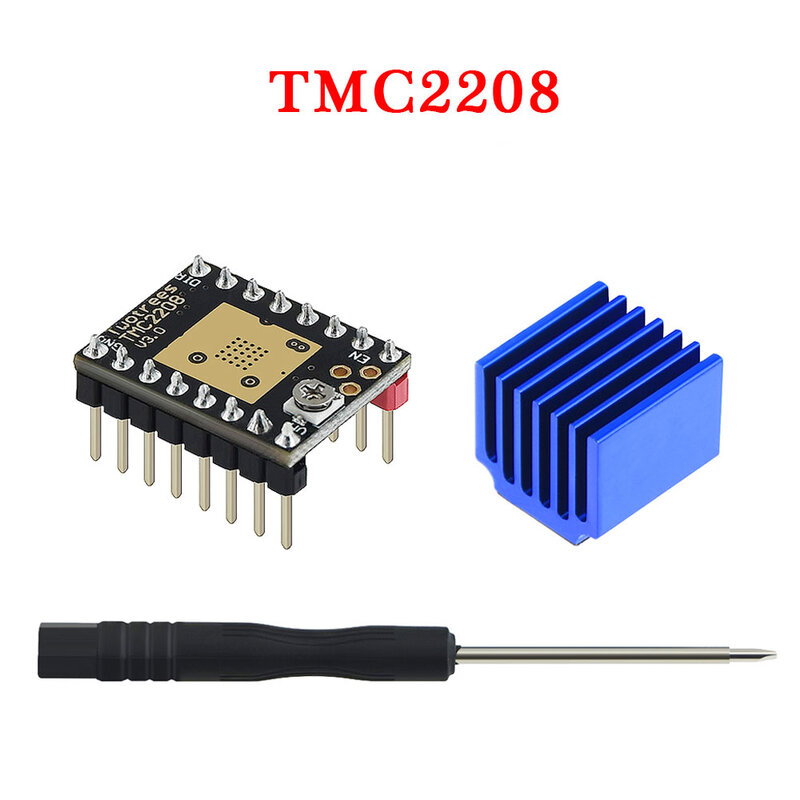 TWO TREES TMC2208  Motor Mute Driver Stepstick replace TMC2209 Driver with Ceramic screwdriver for SKR V1.3 Controller Board