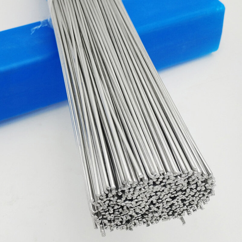 10 barras de solda de alumínio flux-cored da soldadura do fio da solução dos pces 33/50cm 1.6mm que brasam para o derretimento fácil de solda da baixa temperatura