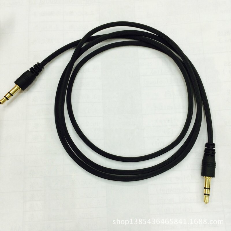 Cable de Audio aux jack 3,5 estéreo, cable auxiliar de 3,5mm, línea de conexión de vehículo macho a macho, 2m/5m/10m/15m/20m, chapado en oro