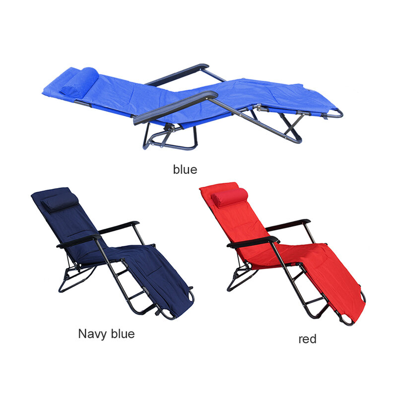 Chaise inclinable pliable pour jardin extérieur Relax chaise 178*60*88CM Super léger bureau déjeuner prendre repos lit chaise