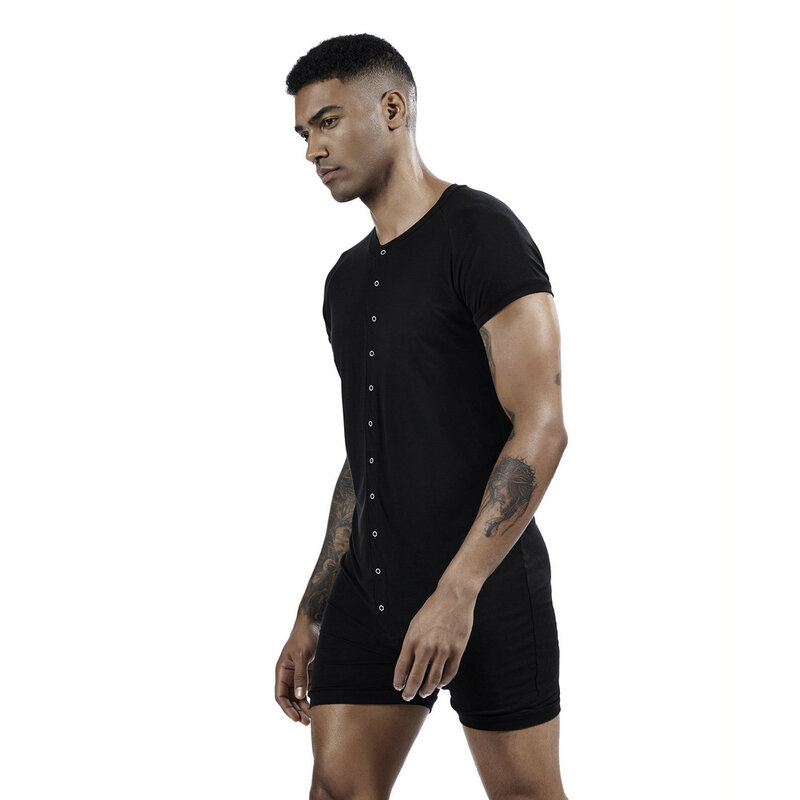 Emagrecedor modelador de corpo, roupa íntima com espartilho para modelar o corpo, botão top, camisa justa, roupa íntima para emagrecimento, body masculino, colete sólido