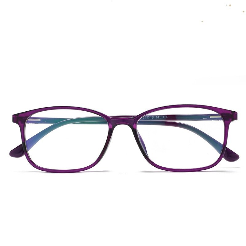 Lonsy Anti Cahaya Biru TR90 Super Ringan Kacamata Frame Pria Wanita Retro Komputer Perlindungan Kacamata Optik Glasses Frame