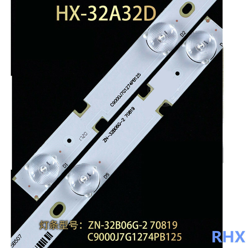 Adequado para amoi HX-32A32D lcd led tv ZN-32B06G-2 backlight strip 564mm 6led 3v