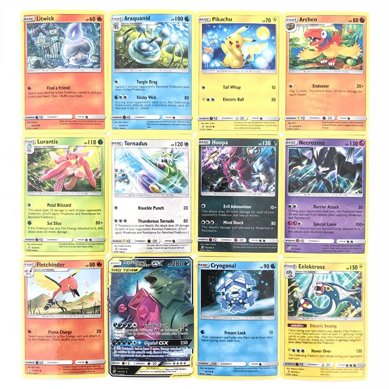 660 pièces/boîte Pokemon cartes boîte soleil & lune équipe Pokemon Booster boîte carte de commerce Collection carte garçon cadeau d'anniversaire