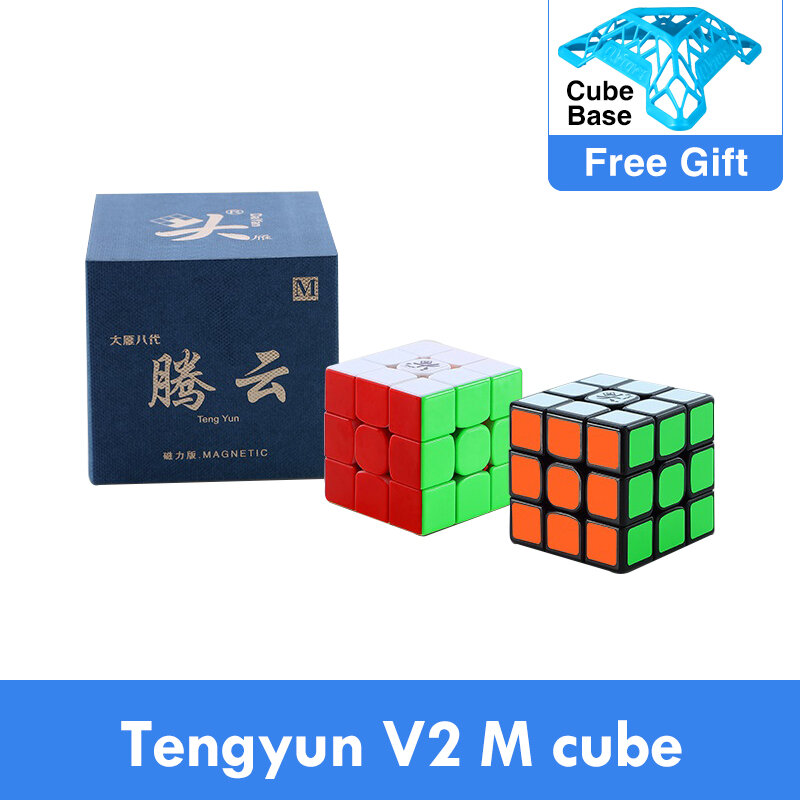 Original Dayan tengyun V2 M 3x3x3 V1 Magnetic Cube Professional Dayan V8 3x3 Magic Cubing Speed  Puzzle Educational Toys for Kid