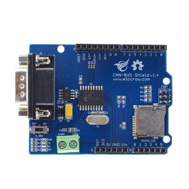 MCP2515 CAN BUS щит контроллера платы ELE Can Bus щит для Arduino Mega Leonardo