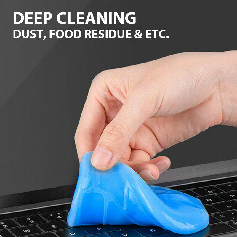 Super Dust Dirt Clean Clay ทำความสะอาดคีย์บอร์ดทำความสะอาดภายในรถยนต์กาวเจล Slime ของเล่นโคลน Putty USB สำหรับแล็ปท็อป Cleanser กาว