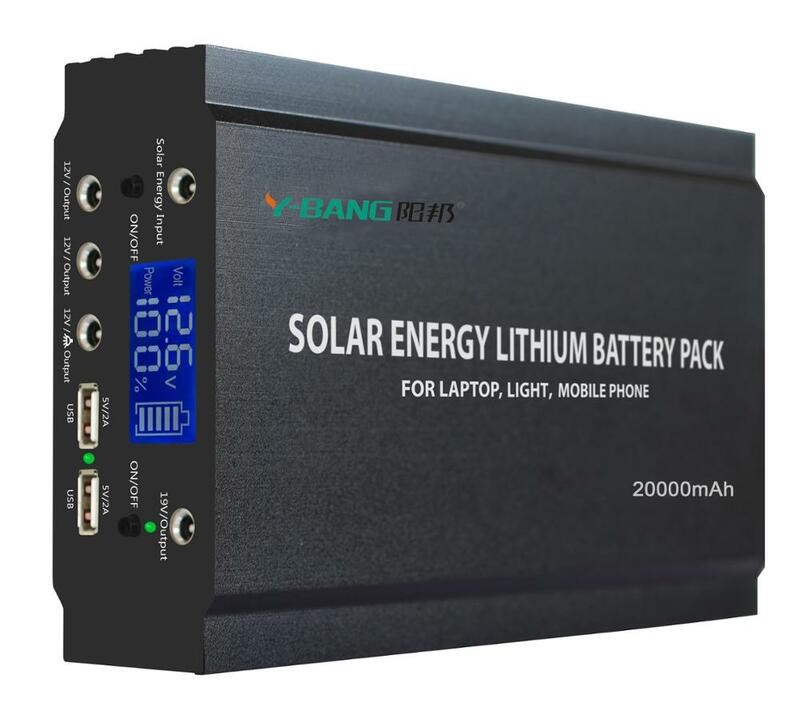 Bateria de lítio nova tecnologia led luz de emergência power bank 12v 26ah 18650 pacote