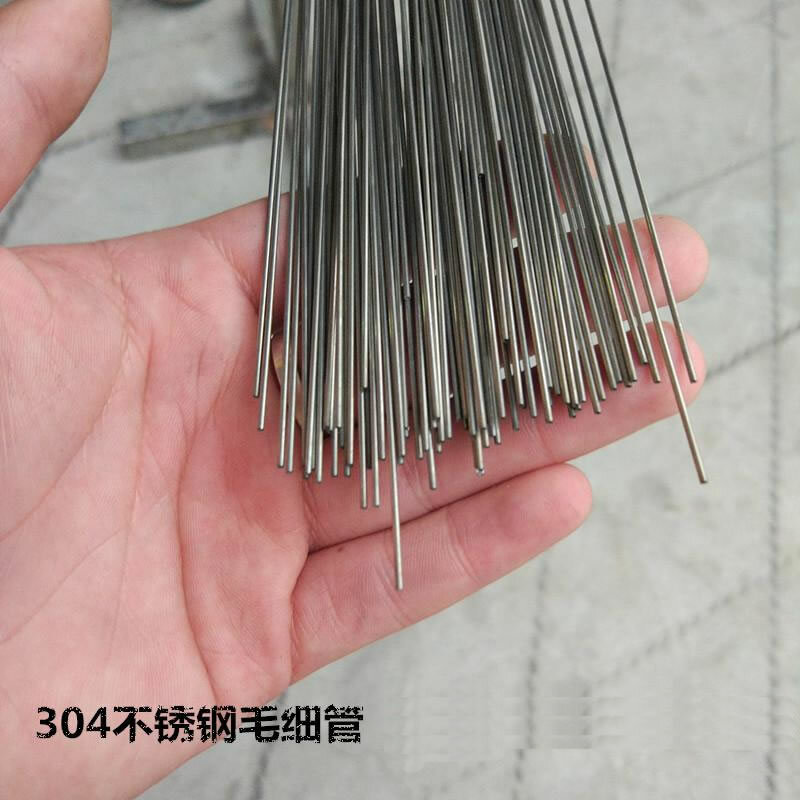 304 스테인리스 스틸 초미세 튜브, 외경 2.1-2.4mm, 벽 두께 0.15mm,0.2mm, 마이크로 직경 SUS304 튜브