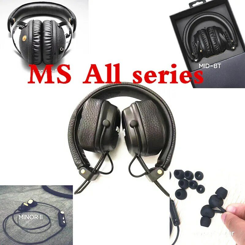 Bluetooth Headphone Monitor Wireless Earphone Major Gaming Headset Sport Earbuds with Microphone for PS4 Marshall Phone Computer
