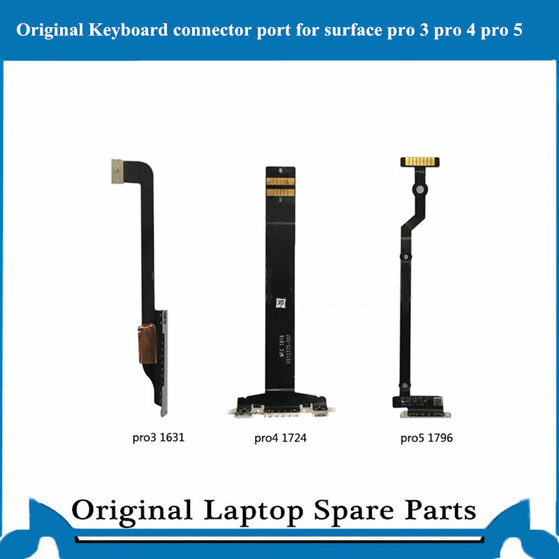 Original 1742 1631  Keyboard Connector for Surface Pro 3 Pro 4 Pro 5 Keyboard Connector Port Flex cable  X893740-001