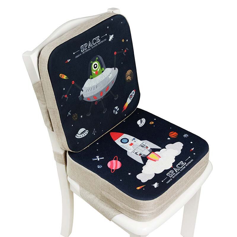 39*39cm almofada do assento do impulsionador crianças aumentou a almofada da cadeira anti-skid impermeável almofada de jantar do bebê almofada ajustável da cadeira