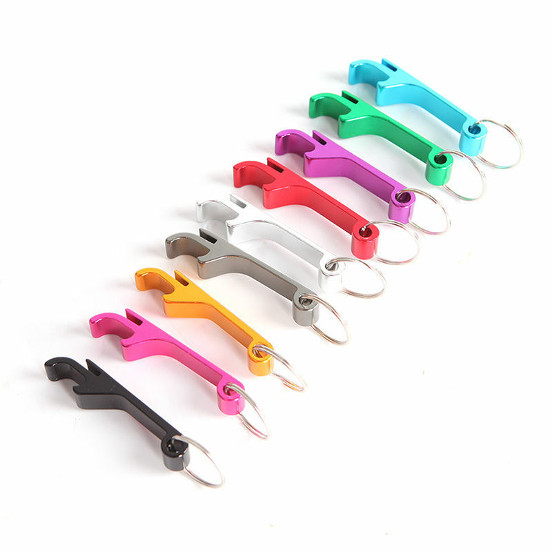 Bottle Opener Key Ring Chain Keyring Keychain Metal Beer Bar Tool Claw Gift 1Pc Bag Charm