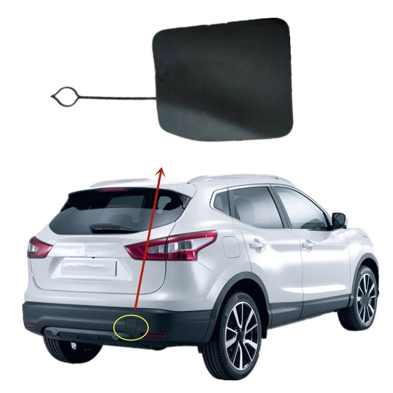 Direct Replacement For Nissan Qashqai J11 2015-2018 85071-DF30A Rear Bumper Tow Hook Eye Cover Trim Trailer Cover Cap