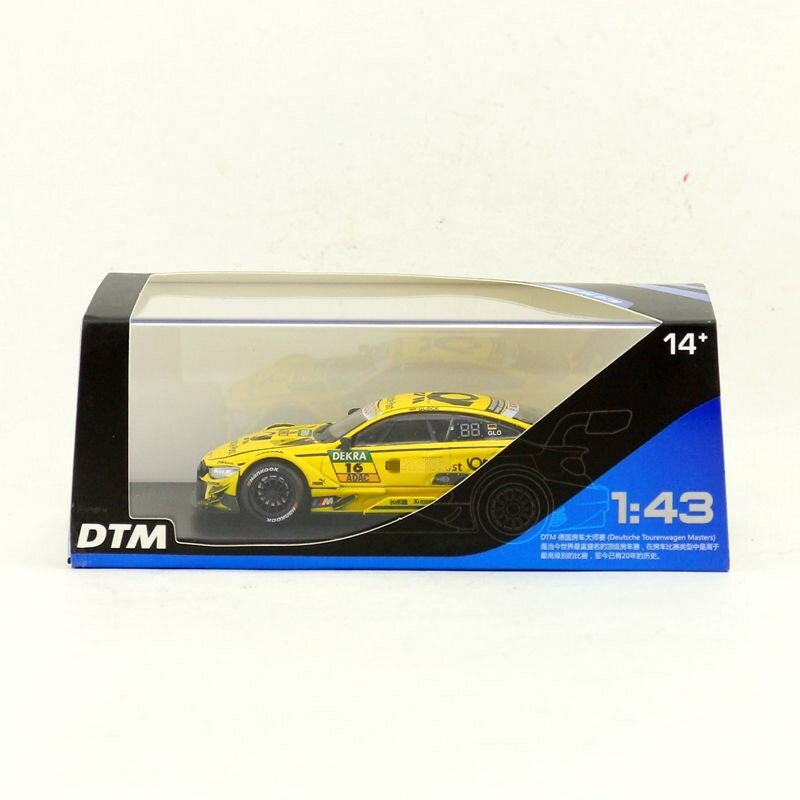 ThomZ City Diecast Vehicle Model Toy, BMW Figured DTM, Super Factory Team Racing, dehors Car Collection dos, Gift Display, Échelle 1:43