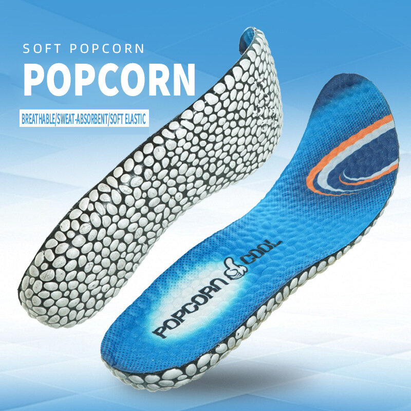 Baasploa 2021 wkładka do buta miękka wygodna elastyczna wkładka Popcorn wkładka oddychająca amortyzująca wkładki mężczyźni kobiety Fitnes