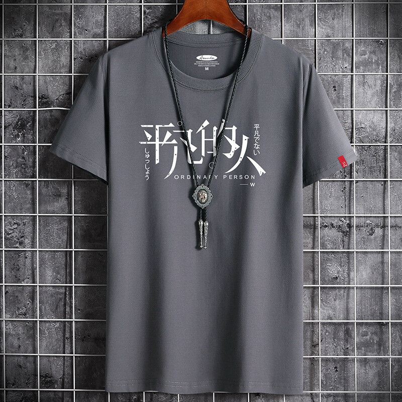 Zomer Anime T-shirt Harajuku Alternatieve Gothic Kleding Punk Streetwear T-shirt Voor Mannen 2022 Grafische Hip Hop Oversized T-shirt