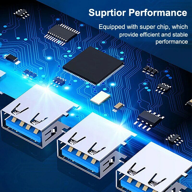 USB C HUB 3.0 Tipe C 3.1 4 Port Multi Splitter Adaptor OTG untuk Lenovo Xiaomi Macbook Pro 13 15 air PC Aksesoris Komputer