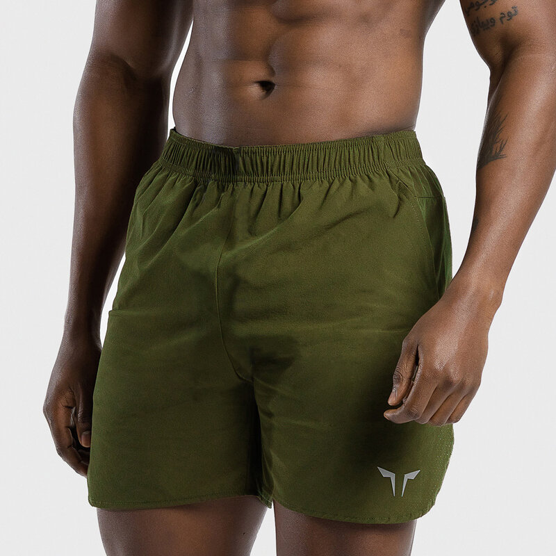 Shorts duplo masculino, calção esportivo 2 em 1 com tecido de secagem rápida, para corrida, treino, fitness