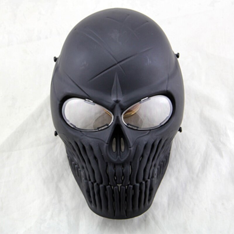 Masque de tête de mort de Paintball tactique Airsoft, complet, militaire, CS Wargame, accessoires de chasse, Cosplay, masques de fête d'halloween