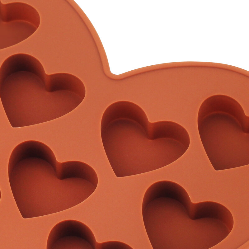 ซิลิโคนมินิรูปหัวใจช็อกโกแลต Chunk เค้กเบเกอรี่แม่พิมพ์เครื่องมือ DIY แม่พิมพ์เครื่องมือห้องครัว