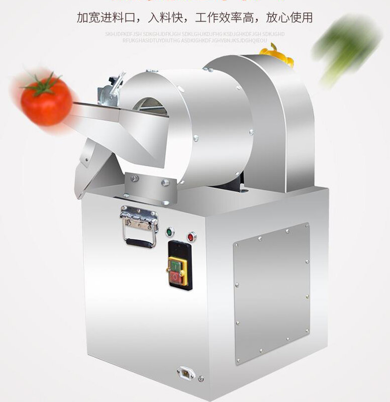 Máquina cortadora de verduras Cocina eléctrica cortadora multifuncional procesador de alimentos comercial cortar cebolla zanahorias rallador de patatas