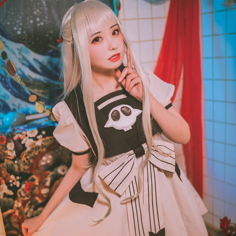 Uwowo anime cosplay toilet-bound hanako-kun traje jibaku shounen hanako kun nene yashiro vestido bonito meninas vestidos