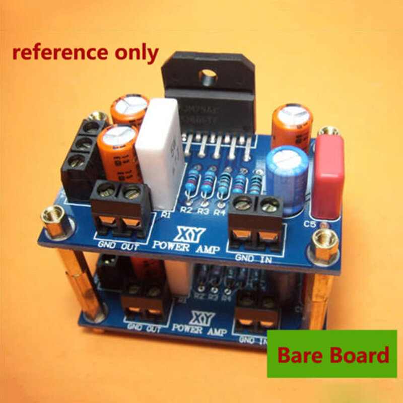 Placa amplificadora de potencia, PCB paralelo desnudo, DC + 20-28V, 68W, LM3886 TF, HIFI, gran oferta