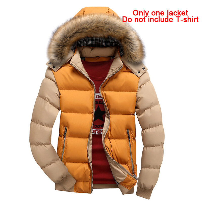 2023 Winter Jacket Mens Windbreaker Hooded Men's Jackets Hoodies Parka Coat Outerwear Men Clothing jaqueta masculino MY132