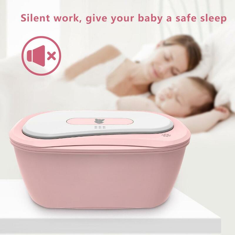 Distributeur thermostatique multifonction de lingettes chauffantes et humides pour bébé, boîte de chargement Portable