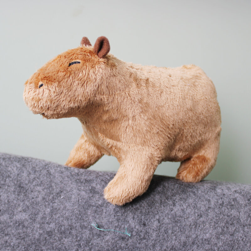 시뮬레이션 동물 Capybara 봉제 인형, 귀여운 Capybara 봉제 인형, 부드러운 동물, 어린이 장난감, 어린이 봉제 크리스마스 선물