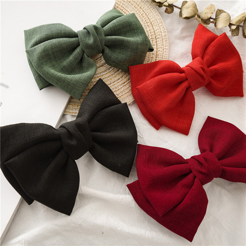 女の子のための特大の蝶ネクタイ,髪留めのヘアクリップ,エレガントなヘッドギア,白,赤,新しいコレクション