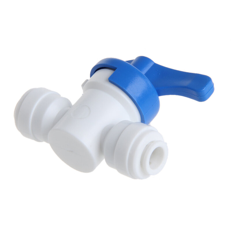 Ball Valve 6mm 1/4\" Tube OD Port Plastic Water System Loop Connector Dropship