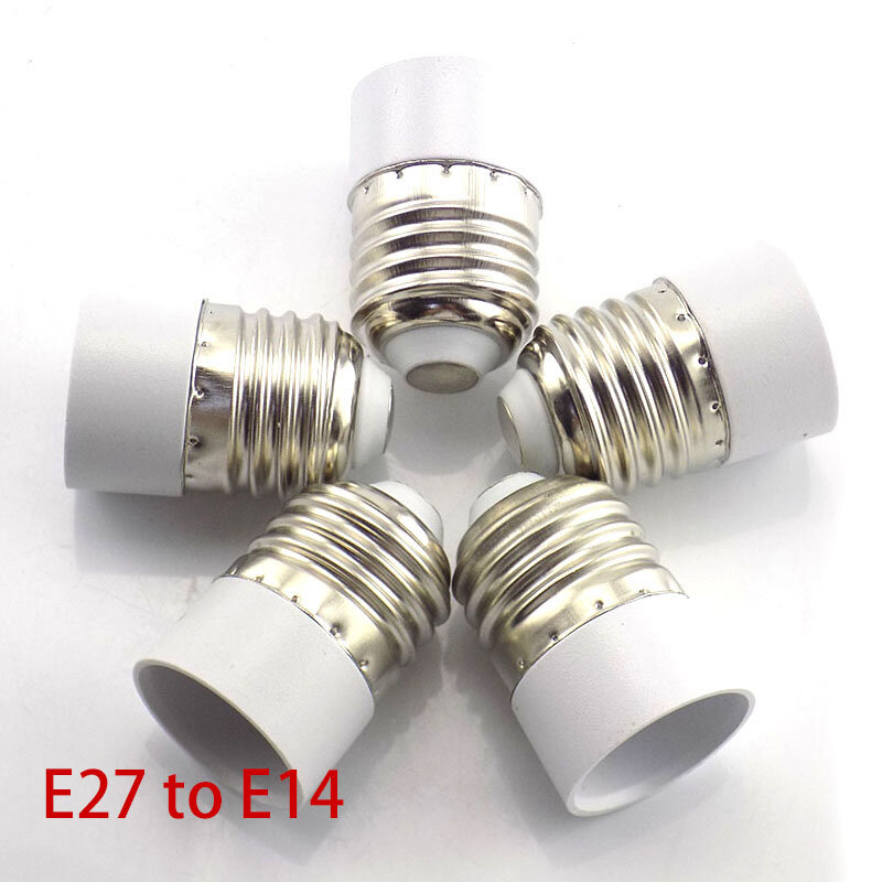 5 قطعة LED لمبة محول E27 إلى E14 المصباح الكهربي قاعدة حامل E14 أنثى E27 ذكر محول تحويل المقبس محول مأخذ التوصيل