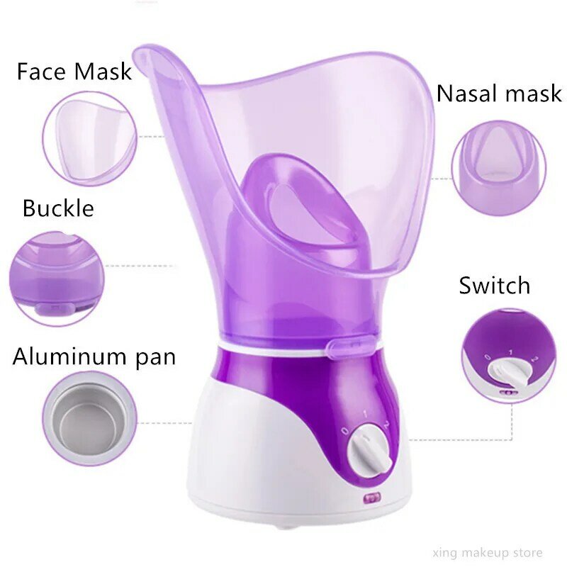 Electric Face Steamer Deep Cleaning Facial Cleaner Device Facial Steamer Machine Facial Sprayer Skin Care Tool Dropshipping 30#